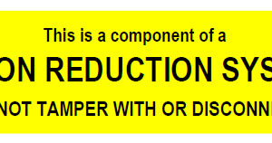 Radon System Labels - Do Not Tamper