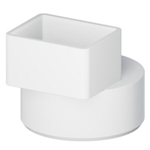 Downspout Adapters White