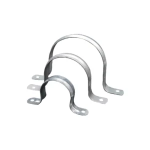 Two-Hole Pipe Strap [Galvanized] - 3 Inches